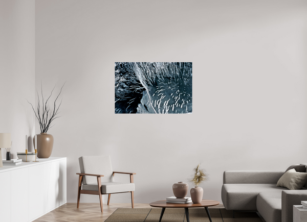 105 x 70 cm, Photo Print Under Acrylic Glass Glacial Ice #1