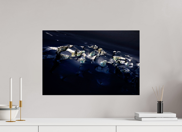 60 x 40 cm, Photo Print Under Acrylic Glass Crevasse #2