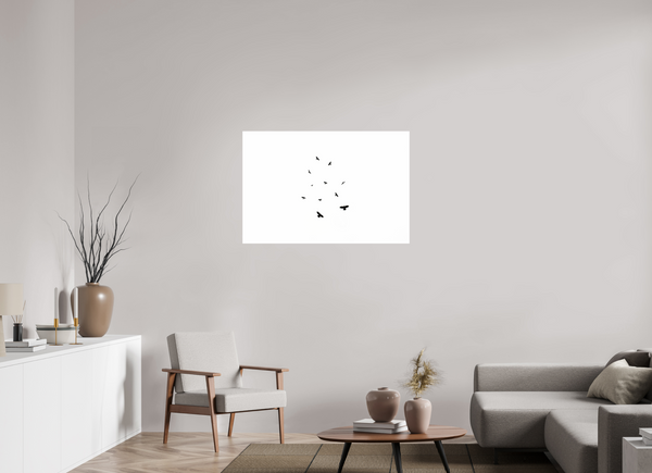 105 x 70 cm, Unframed Fuji Crystal DPII Black Crows #3