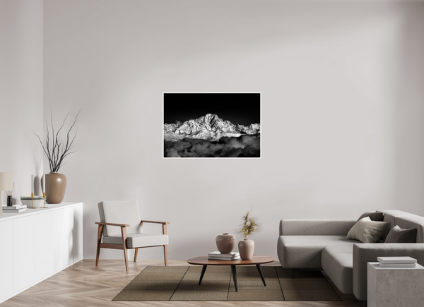 120 x 80 cm, Unframed Fuji Crystal DPII Mont Blanc