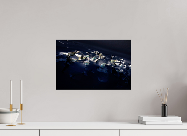 45 x 30 cm, Photo Print Under Acrylic Glass Crevasse #2