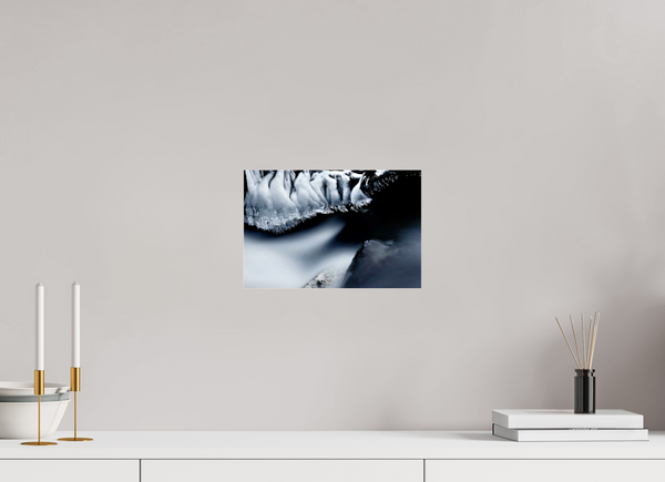 30 x 20 cm, Photo Print Under Acrylic Glass Water & Ice #1