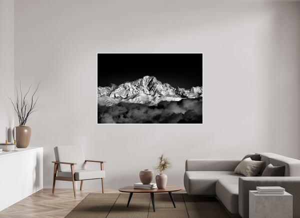 180 x 120 cm, Unframed Fuji Crystal DPII Mont Blanc