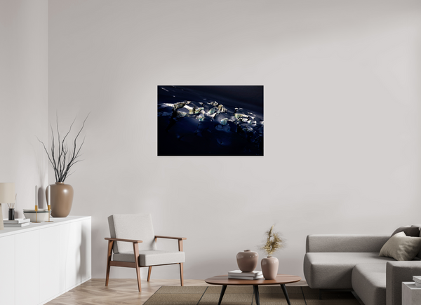 105 x 70 cm, Photo Print Under Acrylic Glass Crevasse #2