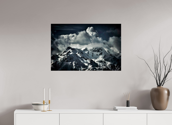 90 x 60 cm, Photo Print Under Acrylic Glass Storm Building