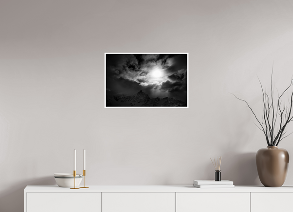 61.6 x 40 cm, Unframed Fuji Crystal DPII Break in the Storm, Meribel