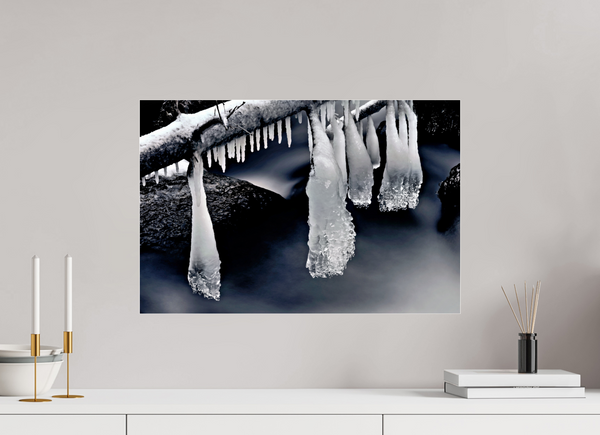 60 x 40 cm, Photo Print Under Acrylic Glass Water & Ice #3