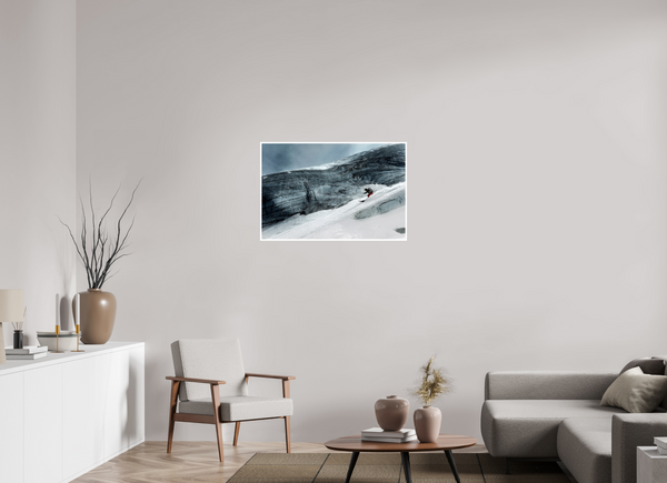 90 x 60 cm, Unframed Fuji Crystal DPII Glacial Turns