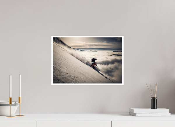 45 x 30 cm, Unframed Fuji Crystal DPII Sunset Descent