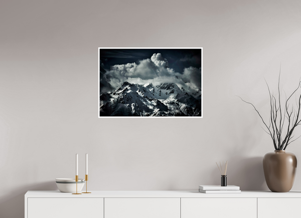 75 x 50 cm, Unframed Fuji Crystal DPII Storm Building