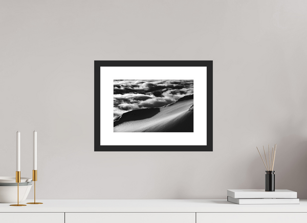 30 x 20 cm, Black Wooden Frame Field of dreams