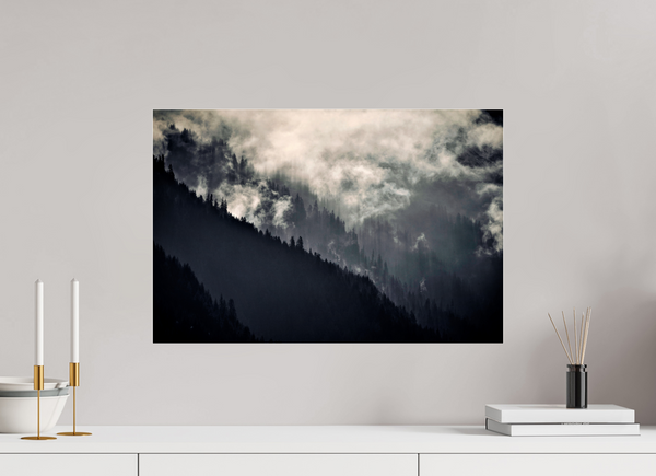 60 x 40 cm, Photo Print Under Acrylic Glass Klosters Forest #2