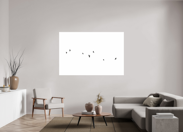 180 x 120 cm, Unframed Fuji Crystal DPII Black Crows #1