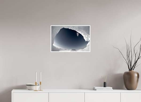 60.5 x 40 cm, Unframed Fuji Crystal DPII Riksgransen.