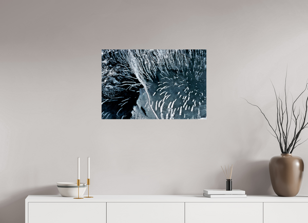 75 x 50 cm, Photo Print Under Acrylic Glass Glacial Ice #1