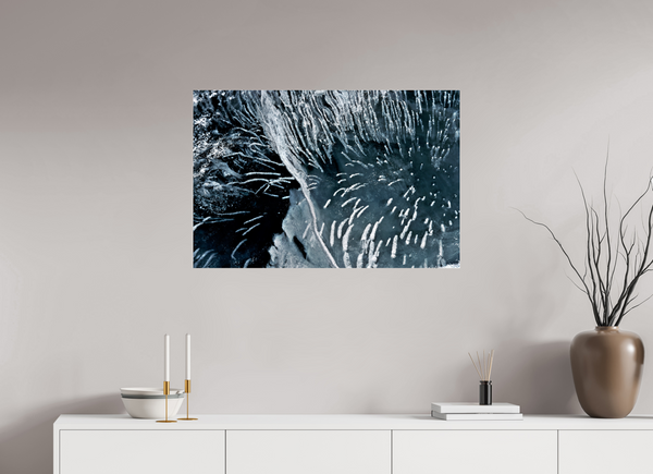 90 x 60 cm, Photo Print Under Acrylic Glass Glacial Ice #1