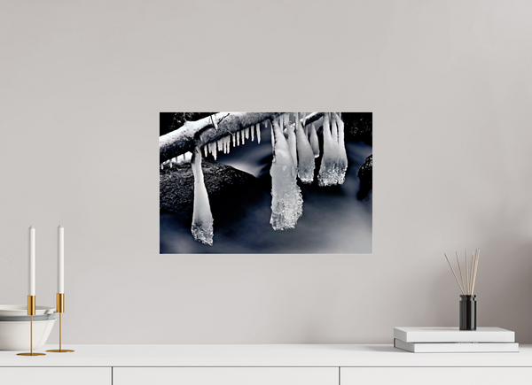 45 x 30 cm, Photo Print Under Acrylic Glass Water & Ice #3