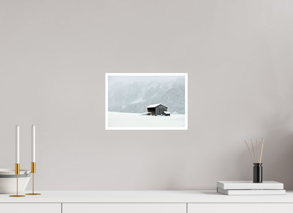 30 x 20 cm, Unframed Fuji Crystal DPII Klosters Barn #1