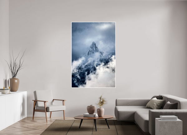 120 x 180 cm, Unframed Fuji Crystal DPII L’Aiguille, Manigod