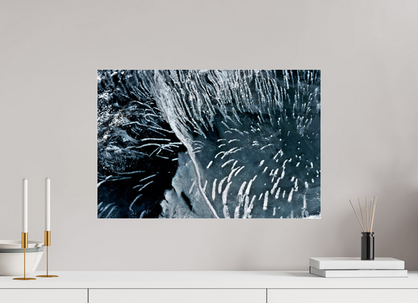 60 x 40 cm, Photo Print Under Acrylic Glass Glacial Ice #1