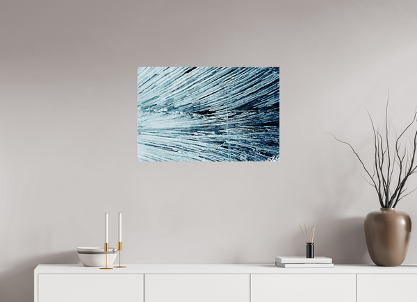 75 x 50 cm, Photo Print Under Acrylic Glass Glacial Ice #2