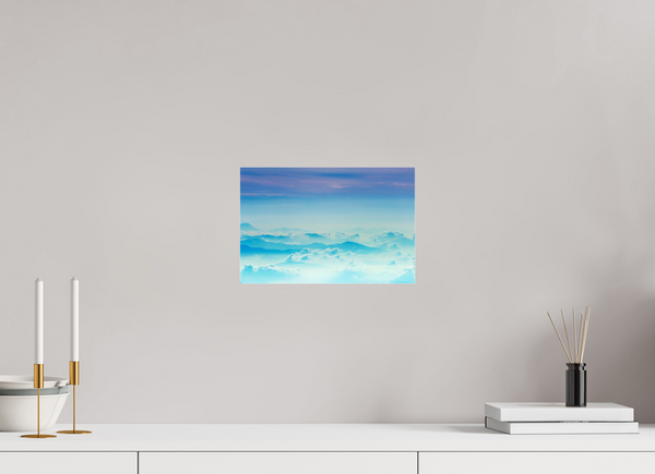 30 x 20 cm, Photo Print Under Acrylic Glass Mountains Hues