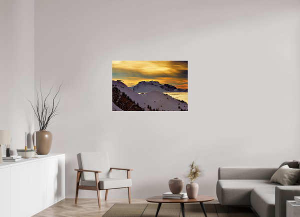 105 x 70 cm, Photo Print Under Acrylic Glass La Balme