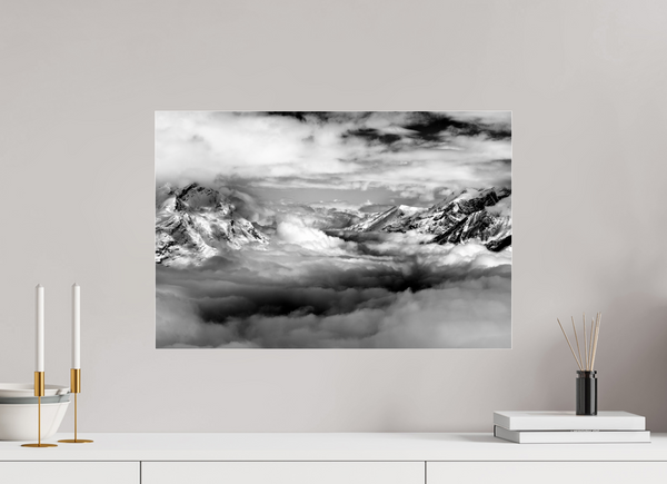 60 x 40 cm, Photo Print Under Acrylic Glass Zermatt Inversion