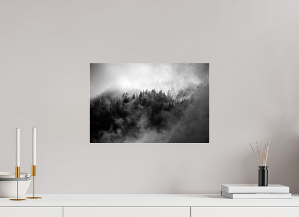 45 x 30 cm, Photo Print Under Acrylic Glass Morzine Mist