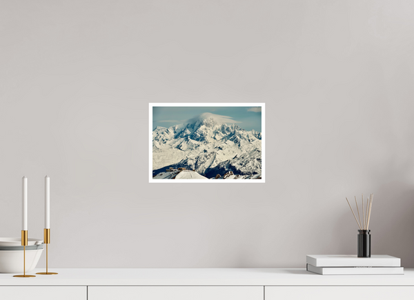30 x 20 cm, Unframed Fuji Crystal DPII Mont Blanc from Val d'Isere