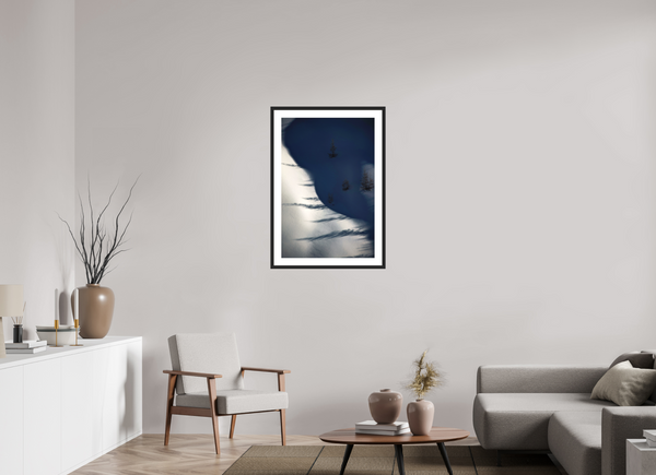 60 x 90 cm, Black Wooden Frame Shadows #2