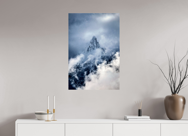 60 x 90 cm, Photo Print Under Acrylic Glass L’Aiguille, Manigod