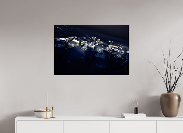 90 x 60 cm, Photo Print Under Acrylic Glass Crevasse #2