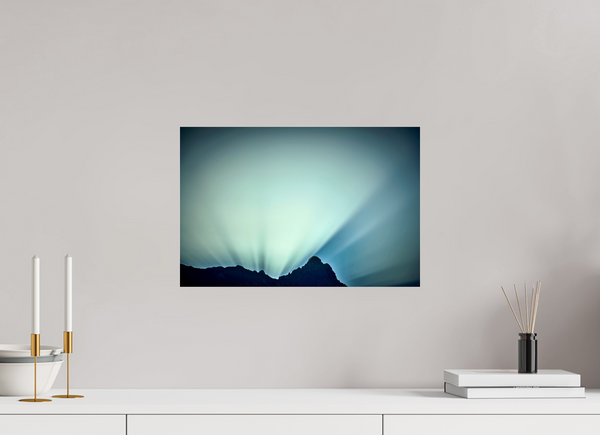45 x 30 cm, Photo Print Under Acrylic Glass Sunrise #3