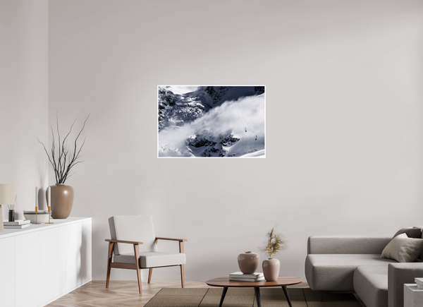 105 x 70 cm, Unframed Fuji Crystal DPII Trockener Steg, Zermatt