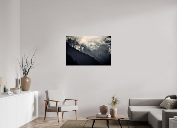 105 x 70 cm, Photo Print Under Acrylic Glass Klosters Forest #2