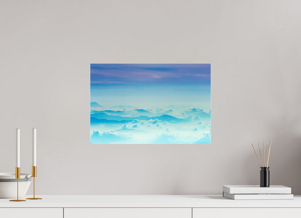 45 x 30 cm, Photo Print Under Acrylic Glass Mountains Hues