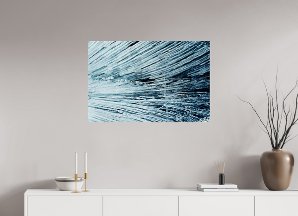 90 x 60 cm, Photo Print Under Acrylic Glass Glacial Ice #2