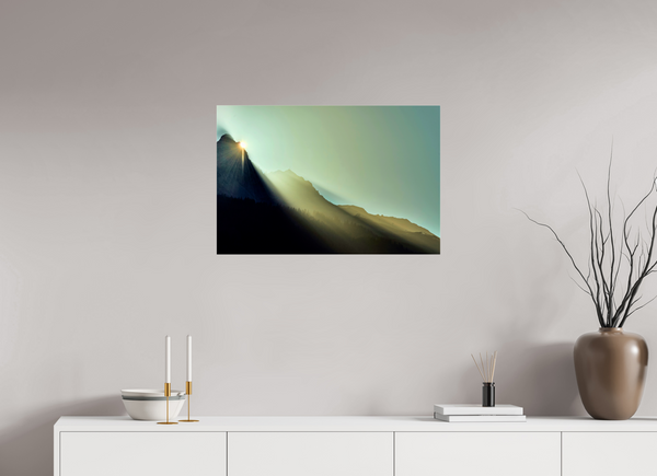 75 x 50 cm, Photo Print Under Acrylic Glass Sunrise #2