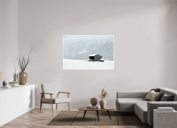 150 x 100 cm, Unframed Fuji Crystal DPII Klosters Barn #1