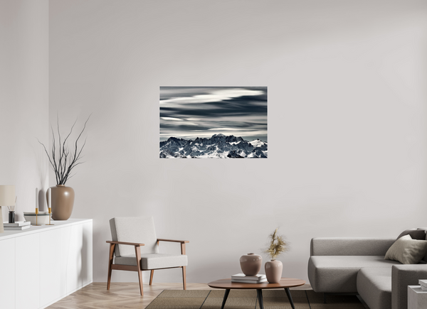 105 x 70 cm, Photo Print Under Acrylic Glass Crans Montana