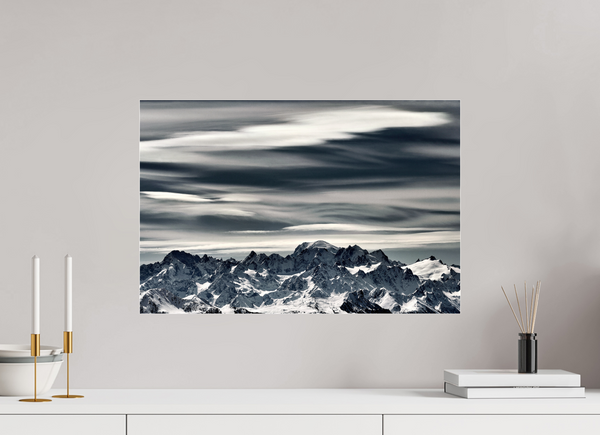 60 x 40 cm, Photo Print Under Acrylic Glass Crans Montana