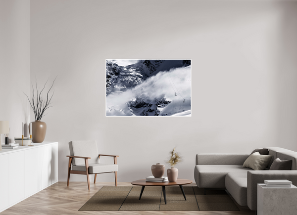 150 x 100 cm, Unframed Fuji Crystal DPII Trockener Steg, Zermatt