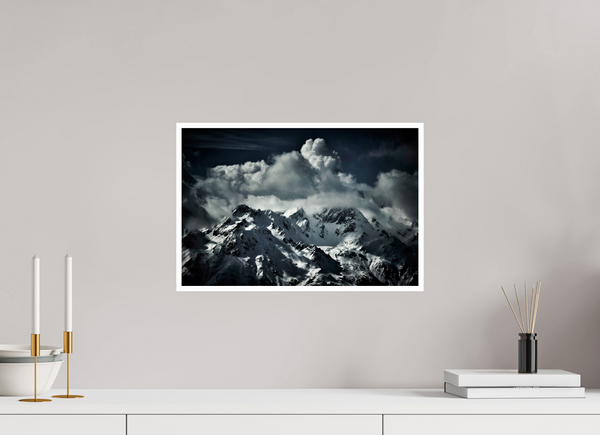 45 x 30 cm, Unframed Fuji Crystal DPII Storm Building