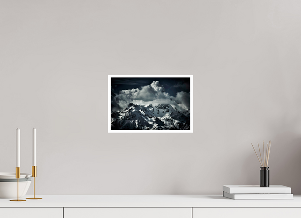 30 x 20 cm, Unframed Fuji Crystal DPII Storm Building