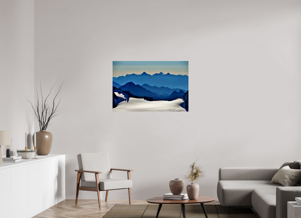105 x 70 cm, Photo Print Under Acrylic Glass Above the Géant