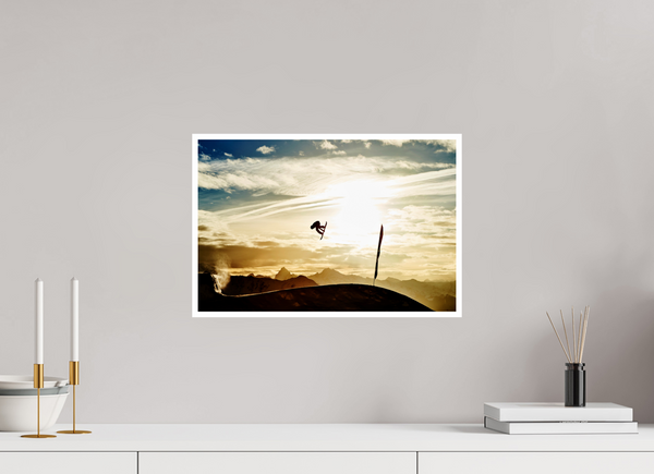 45 x 30 cm, Unframed Fuji Crystal DPII Sunset Davos