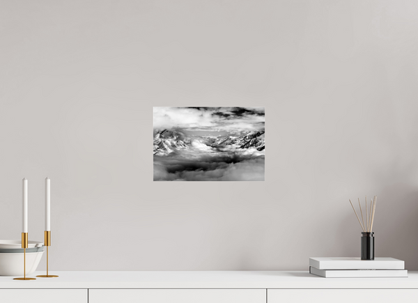 30 x 20 cm, Photo Print Under Acrylic Glass Zermatt Inversion