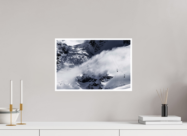 45 x 30 cm, Unframed Fuji Crystal DPII Trockener Steg, Zermatt