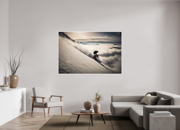 180 x 120 cm, Unframed Fuji Crystal DPII Sunset Descent